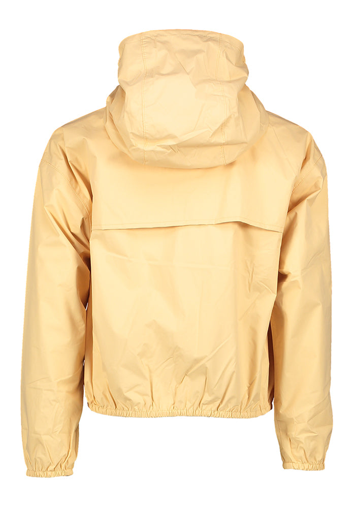Pastelgele regenjas met kap Laurette Plus K-Way