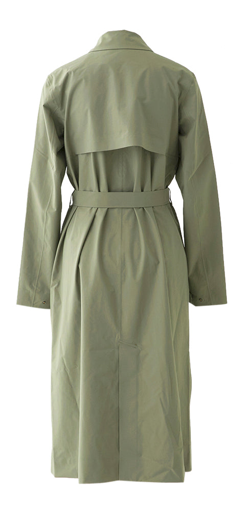 Kakigroene trenchcoat Barbra Stretch K-Way