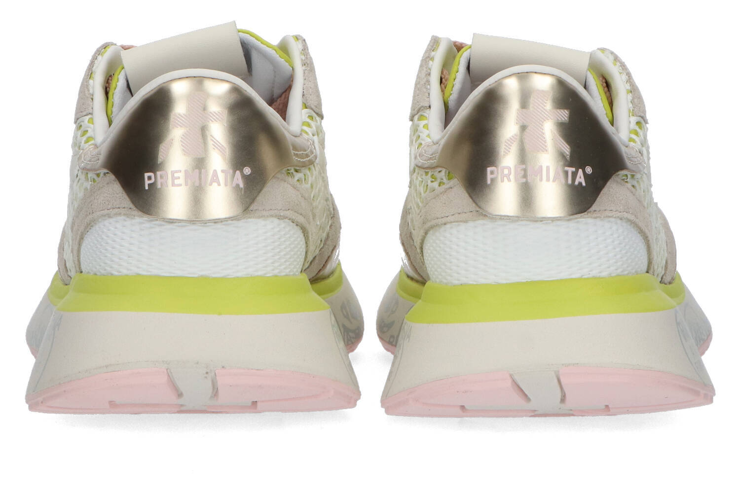 Lage sneakers in fluo Premiata