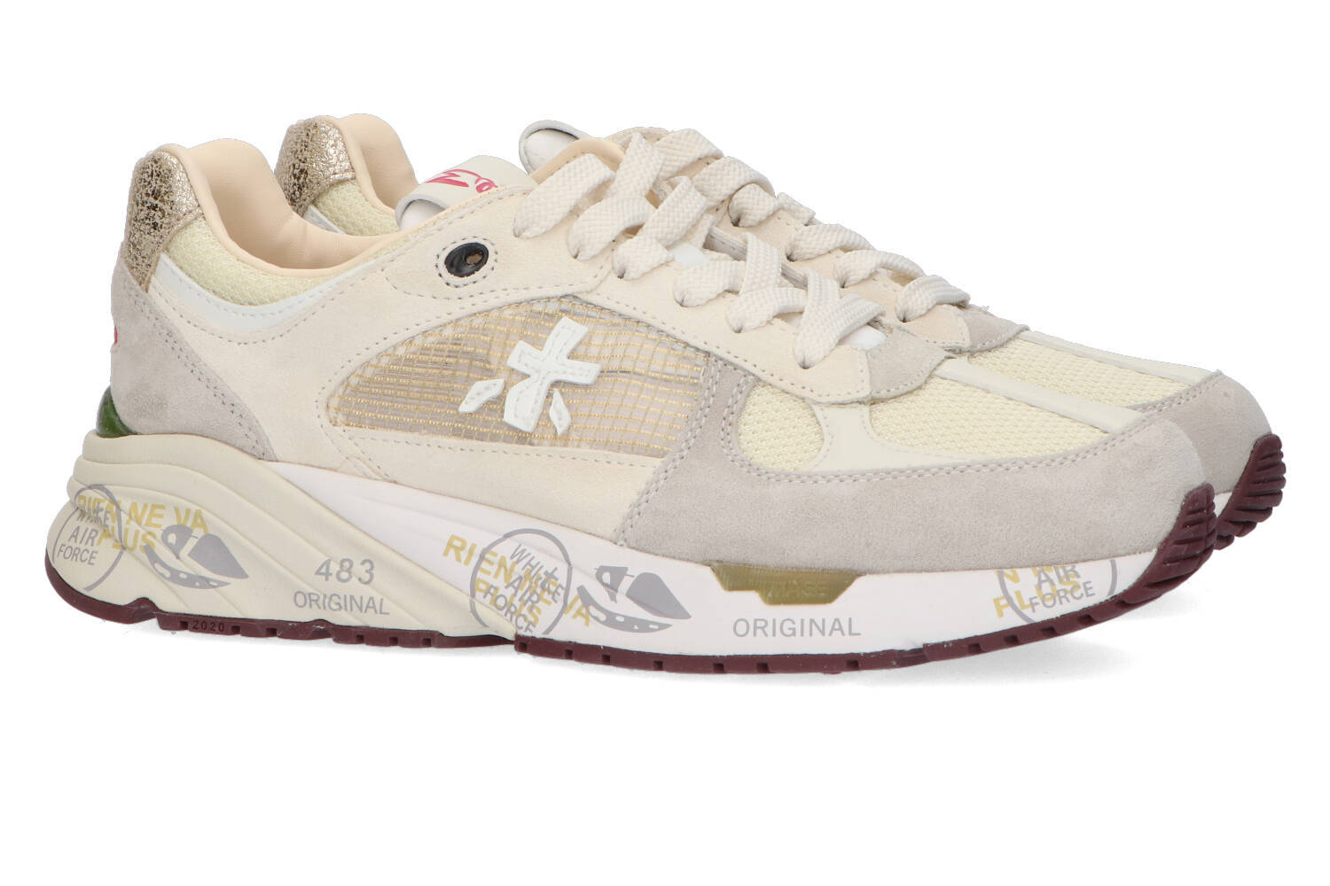 Baskets basses écru Mased Premiata