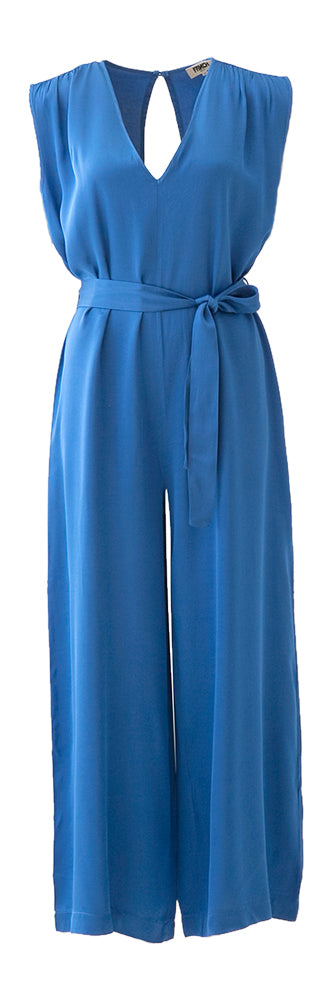 Blauwe jumpsuit Cadia Frnch
