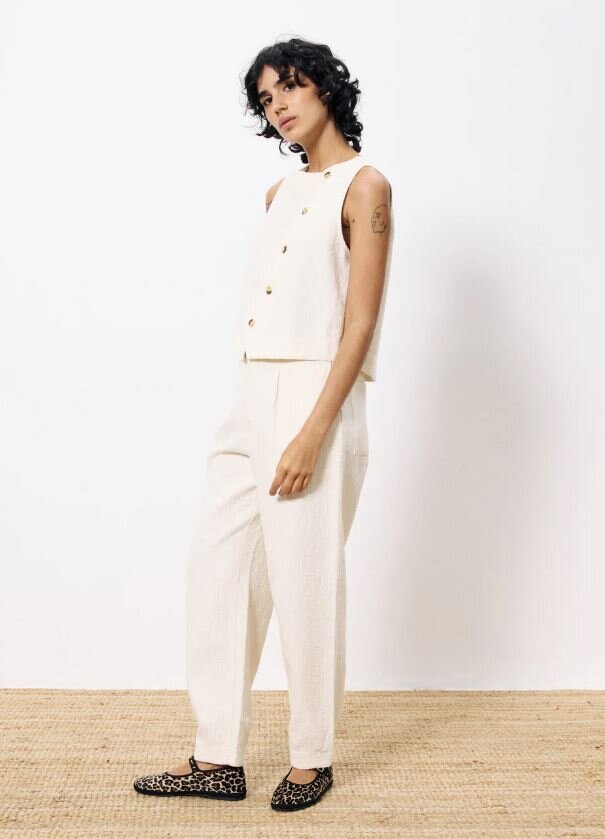 Pantalon couleur écru de la marque Pepita FRNCH