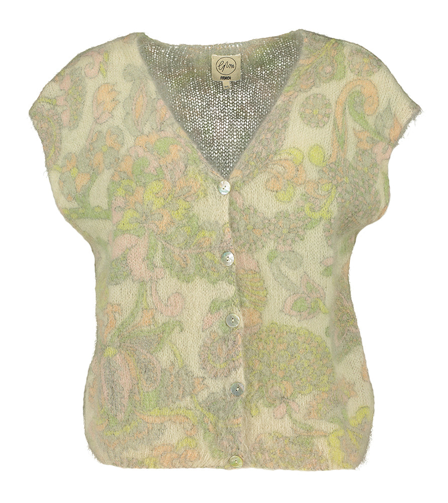 Gilet sans manches multicolore Nevy Frnch