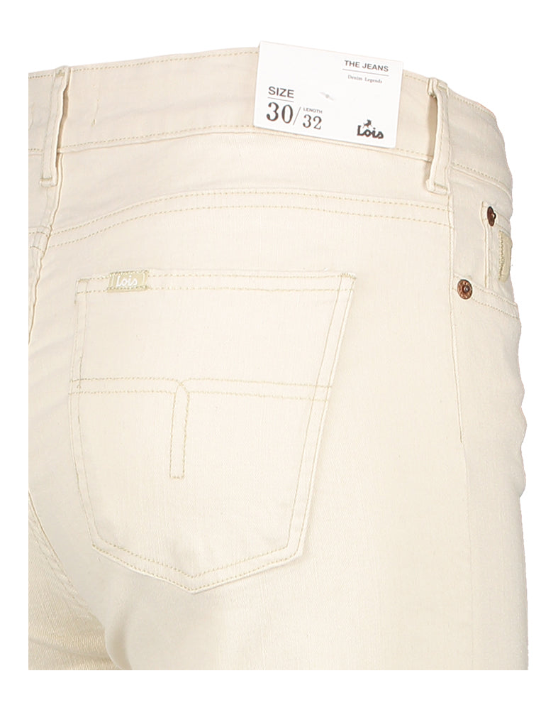 Jean ample écru Palazzo Loïs