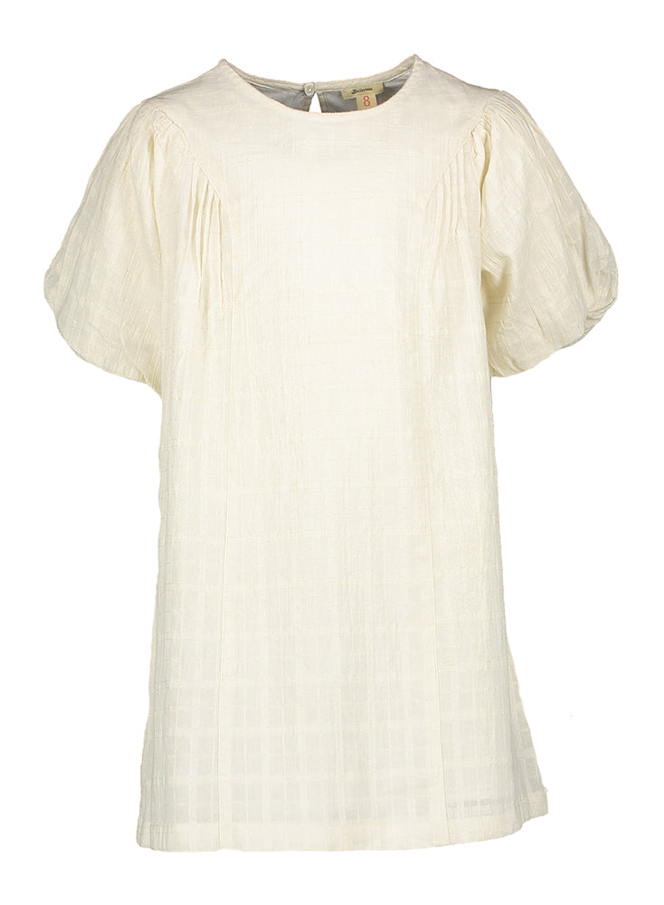 Robe écru ample ornée de fils dorés scintillants Harp Bellerose