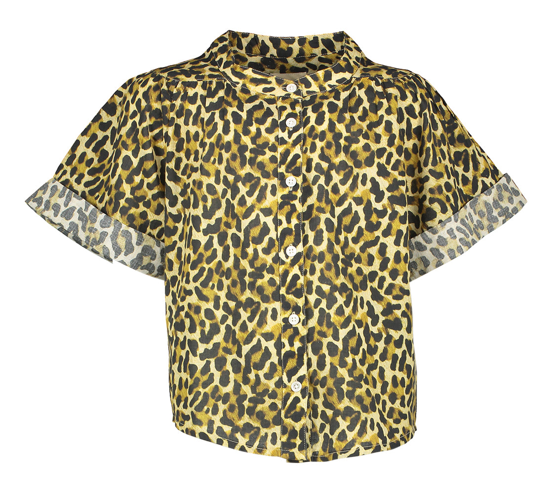 Wijdvallende bloes in dierenprint Hopsa Bellerose