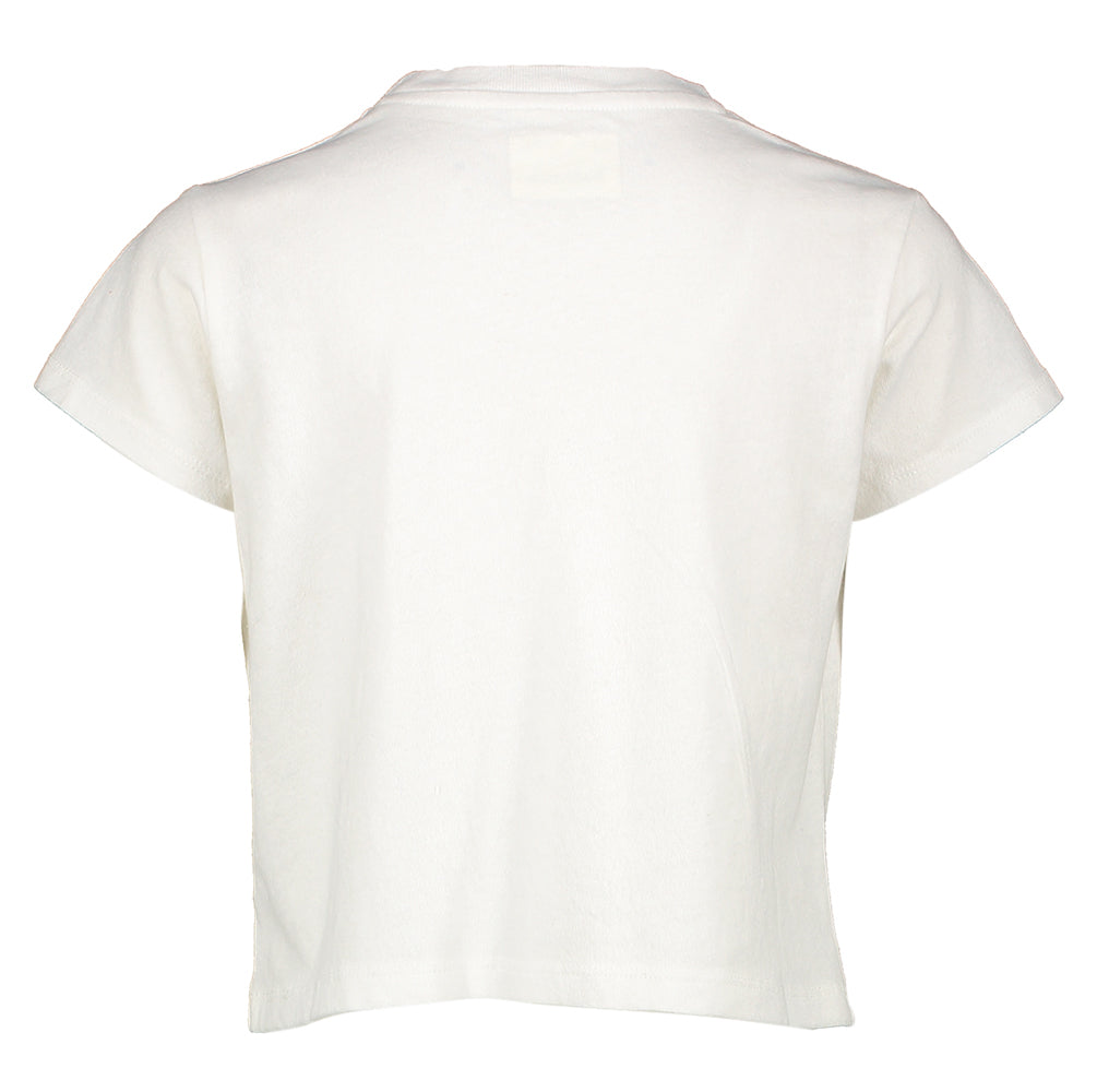 T-shirt blanc, pas de panique, filles de Bellerose