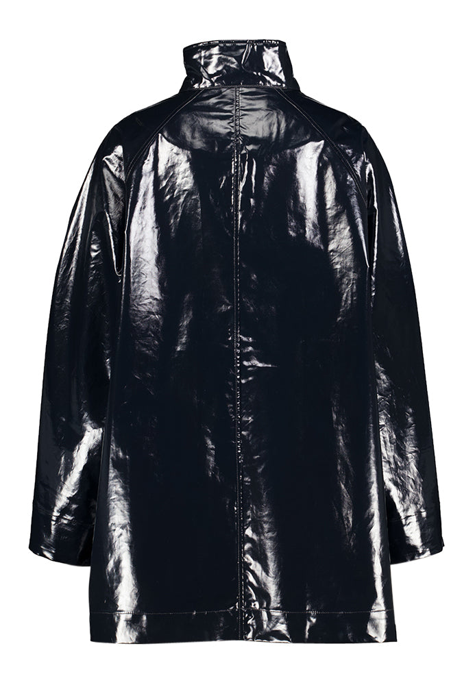 Imperméable bleu foncé brillant Haily Bellerose