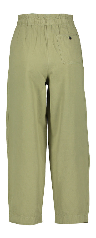 Kaki broek in ballon model met elastiek Bellerose