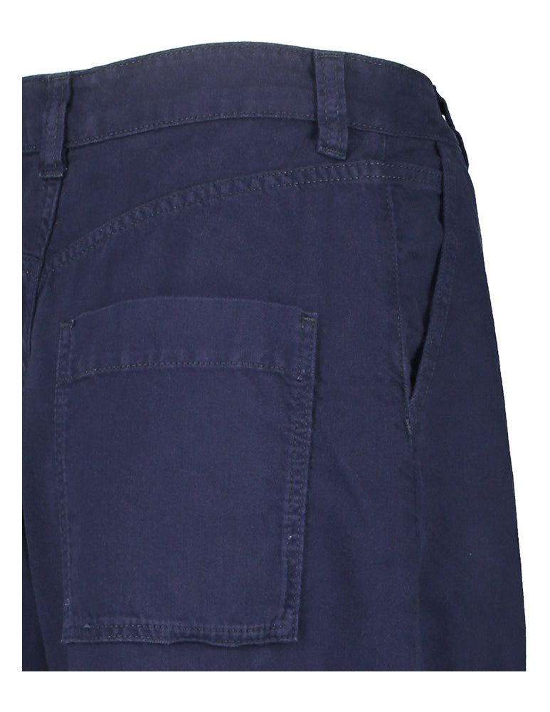 Jean large bleu foncé à plis Pristine Bellerose