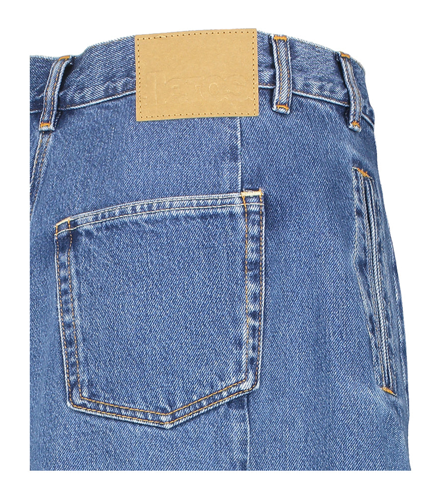 Donkerblauwe losvallende jeans Bellerose