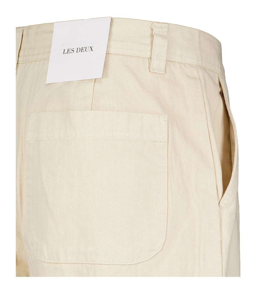 Beige straight jeans Les Deux