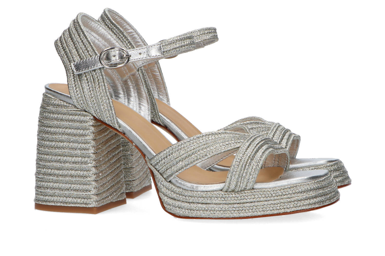 Sandales Platino Valle à talon bloc Castaner