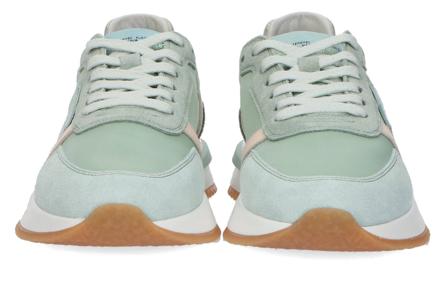 Baskets basses vert menthe, modèle Tyld Philippe