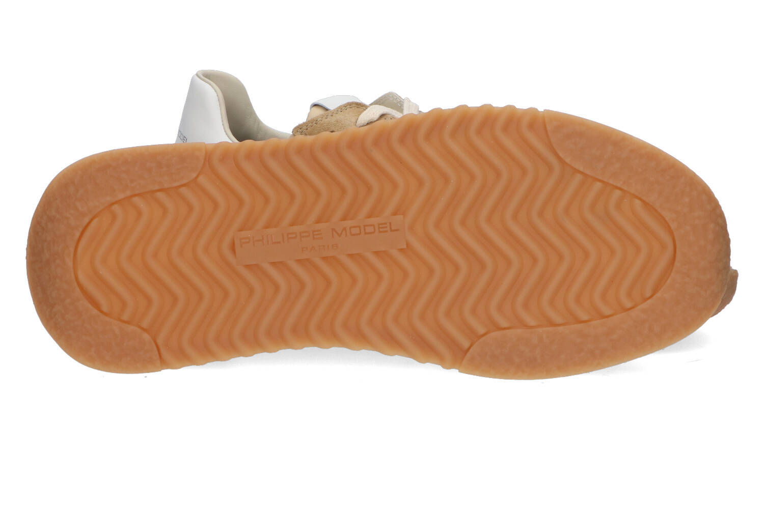 Baskets basses beiges modèle Philippe