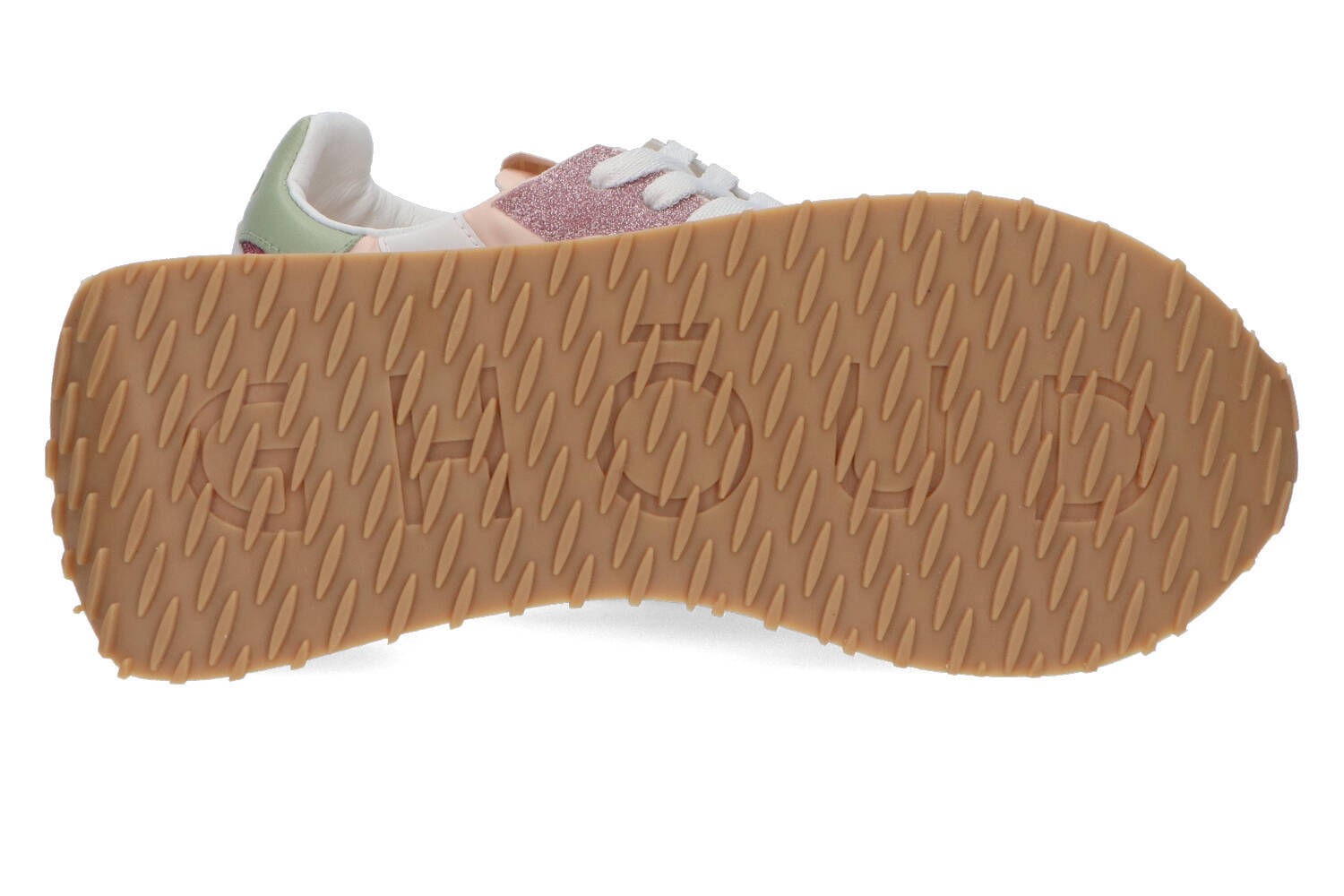 Roze sneakers met glitter Ghoud