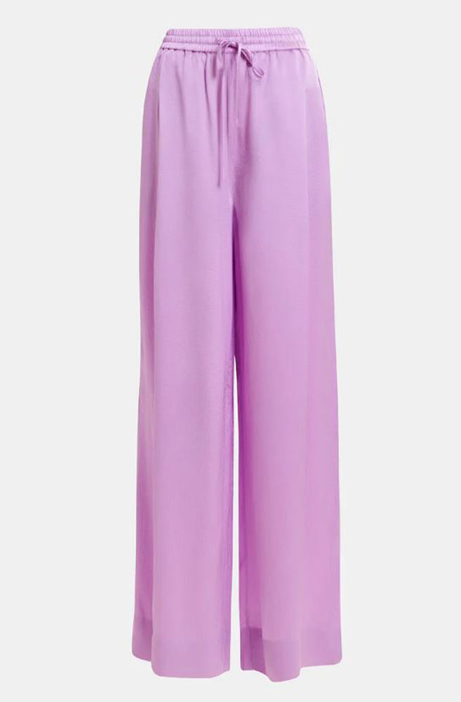 Pantalon violet Hollusk Essentiel à jambes larges