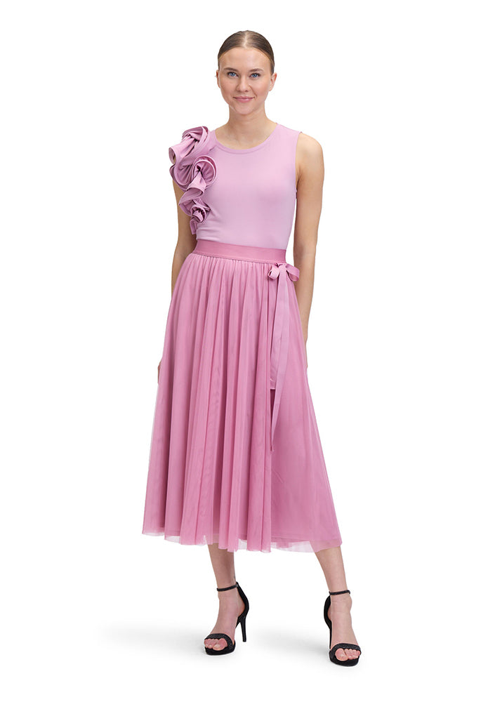 Oudroze rok met elastiek Vera Mont