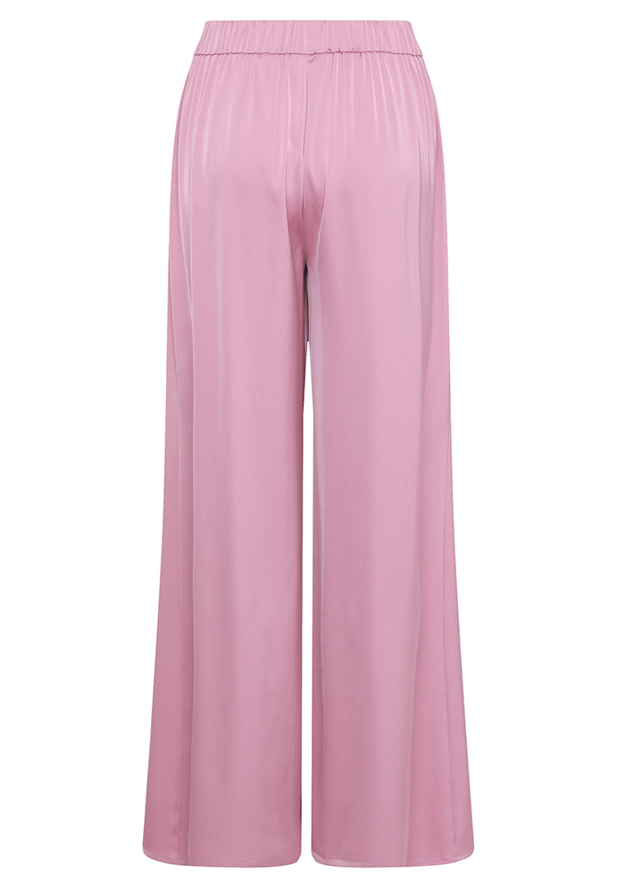 Vieux pantalon rose brillant ample Vera Mont