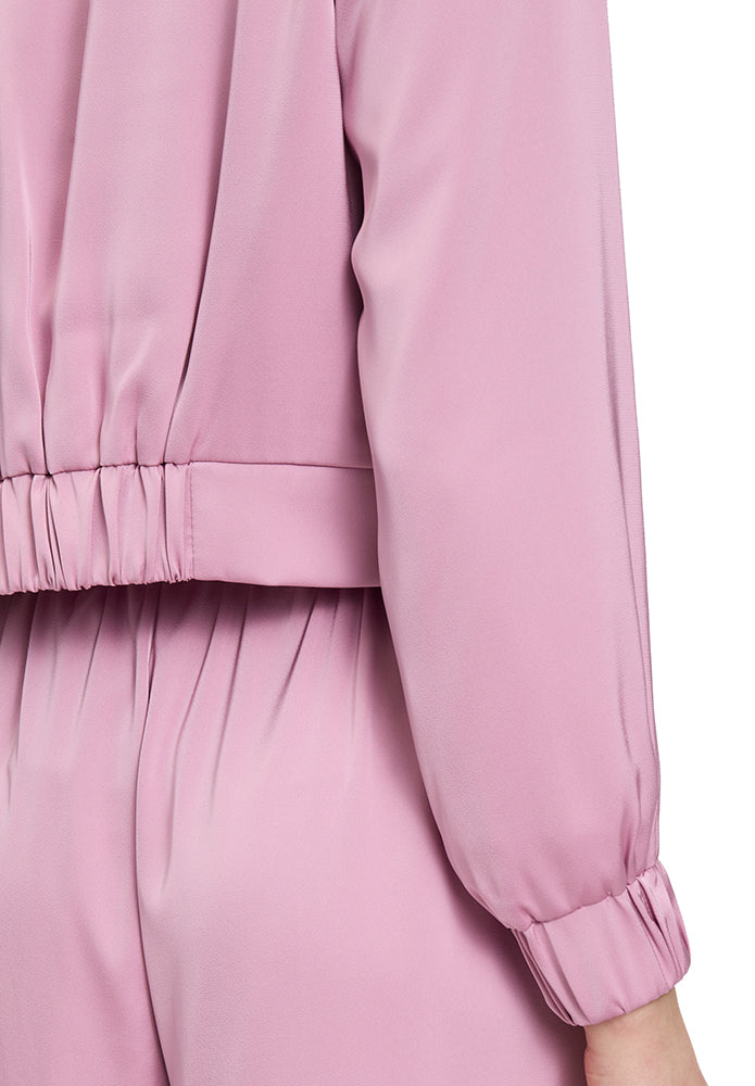 Vieux cardigan court rose brillant Vera Mont