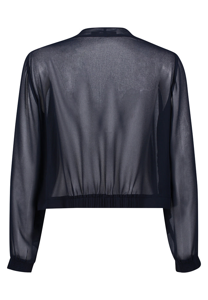 Blauwe bolero met mouwen Vera Mont