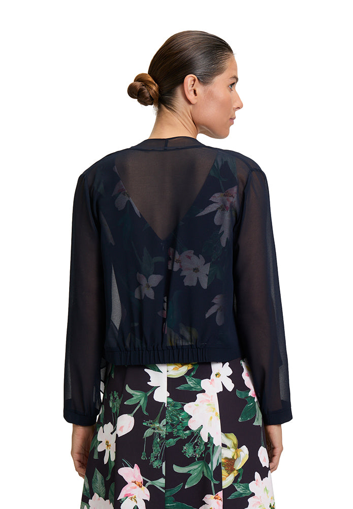 Blauwe bolero met mouwen Vera Mont