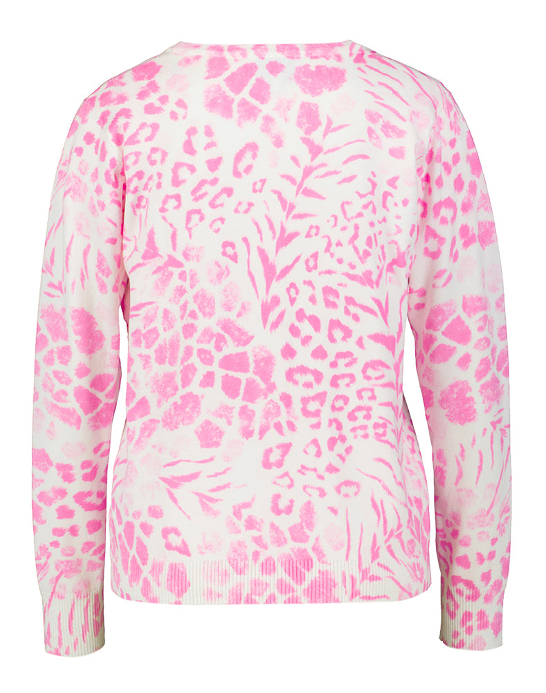 Roze cardigan en top in 2-delig set Leo & Ugo