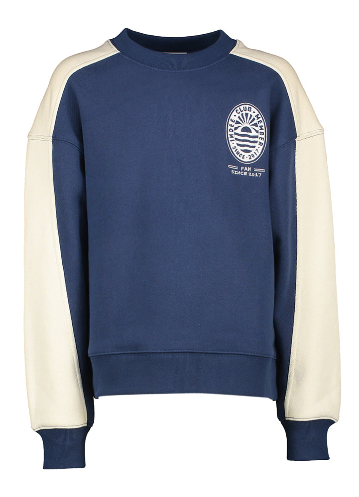 Donkereblauwe sweater Sirocco Indee