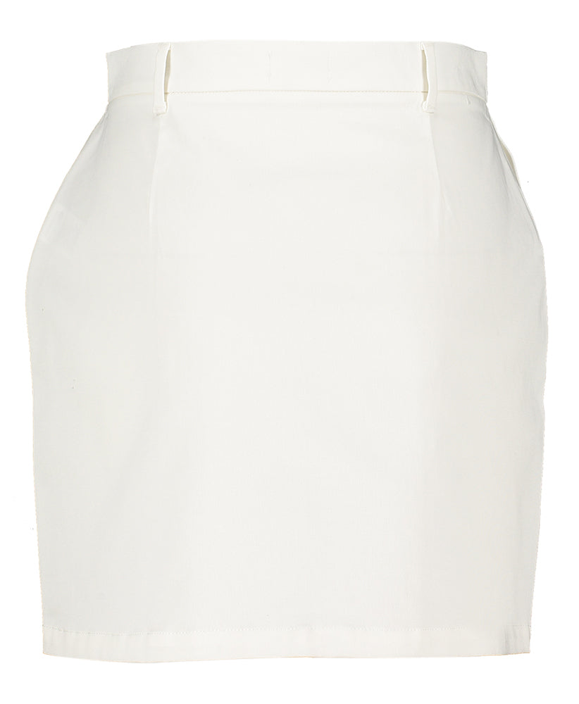 jupe courte blanche à boutons Sunday Indee