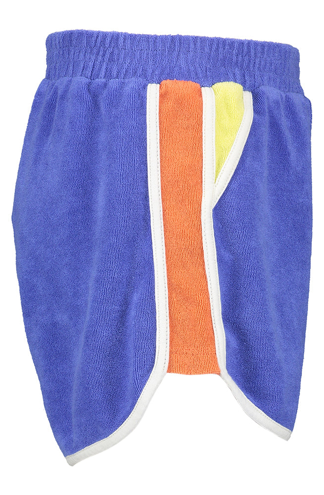 Short bleu souriant Bobo a choisi