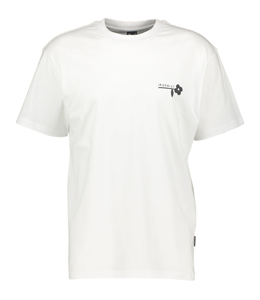 T-shirt blanc avec logo Iriedaily