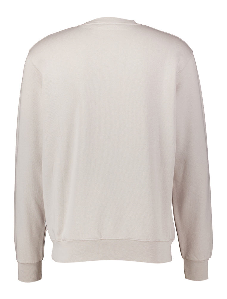 Cloud grey sweater met logo Iriedaily