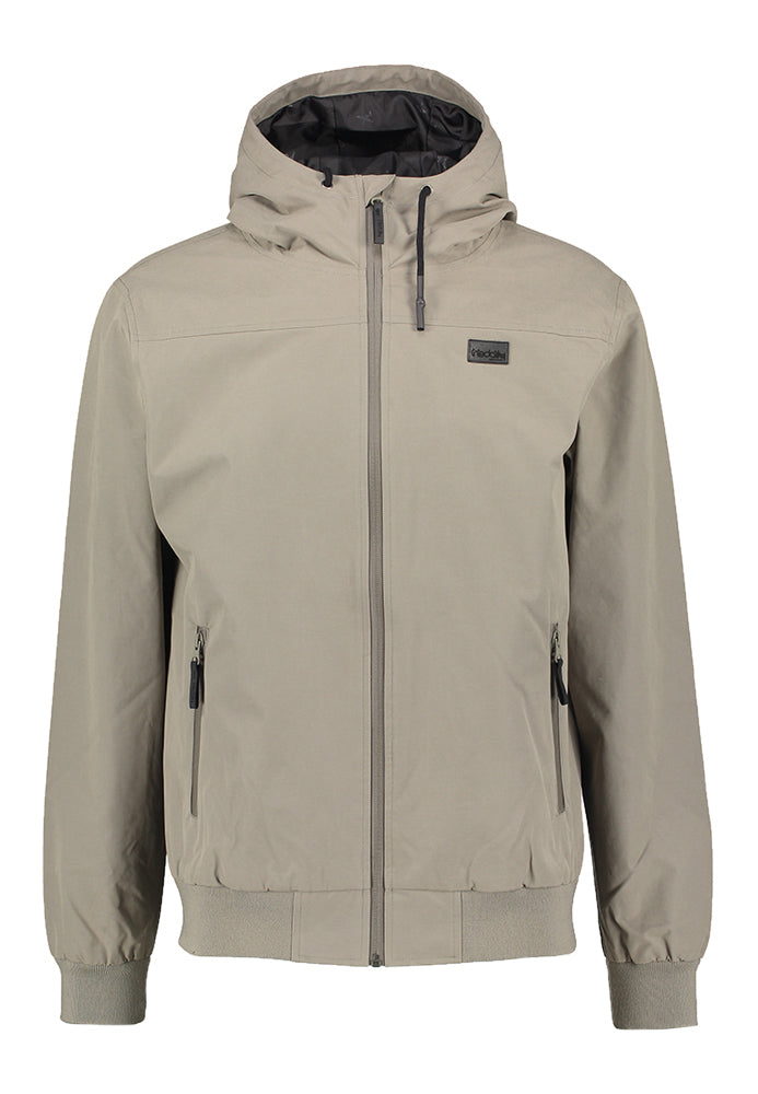 Veste vert olive fumé avec fermeture éclair et capuche Iriedaily