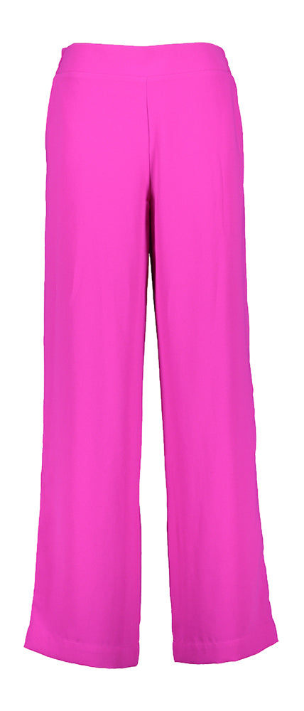 Fushia soepelvallende broek met elastiek Pipa Lalotti