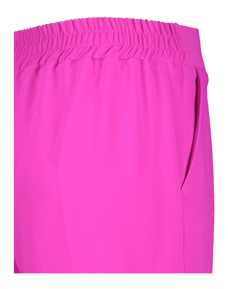 Fushia soepelvallende broek met elastiek Pipa Lalotti