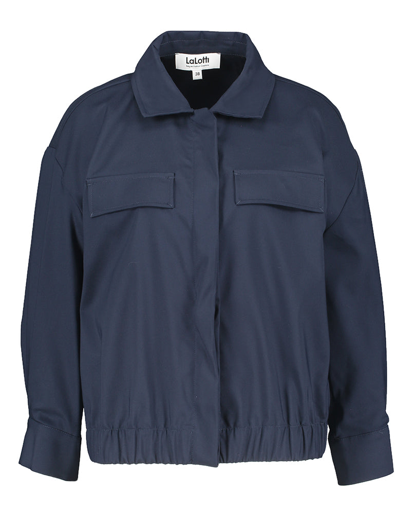blouson aviateur bleu foncé Dania Lalotti