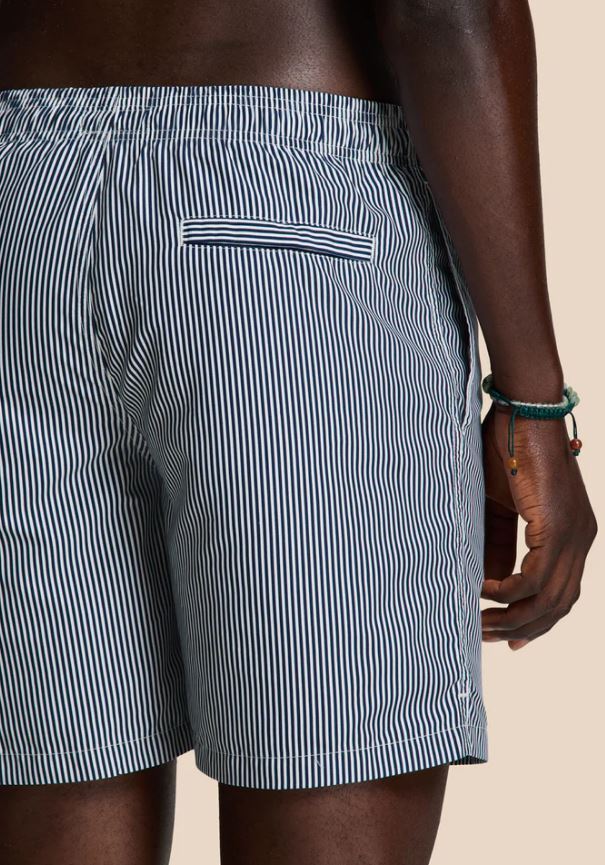 Boxer rayé bleu marine Mike Shiwi