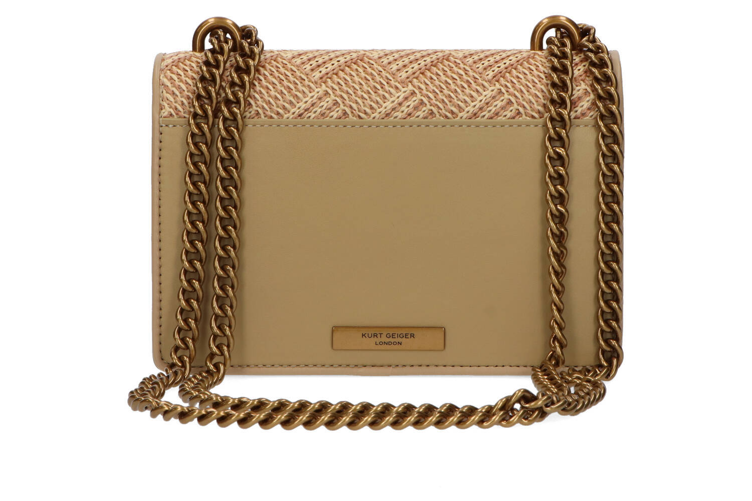 Sac bandoulière beige Kurt Geiger
