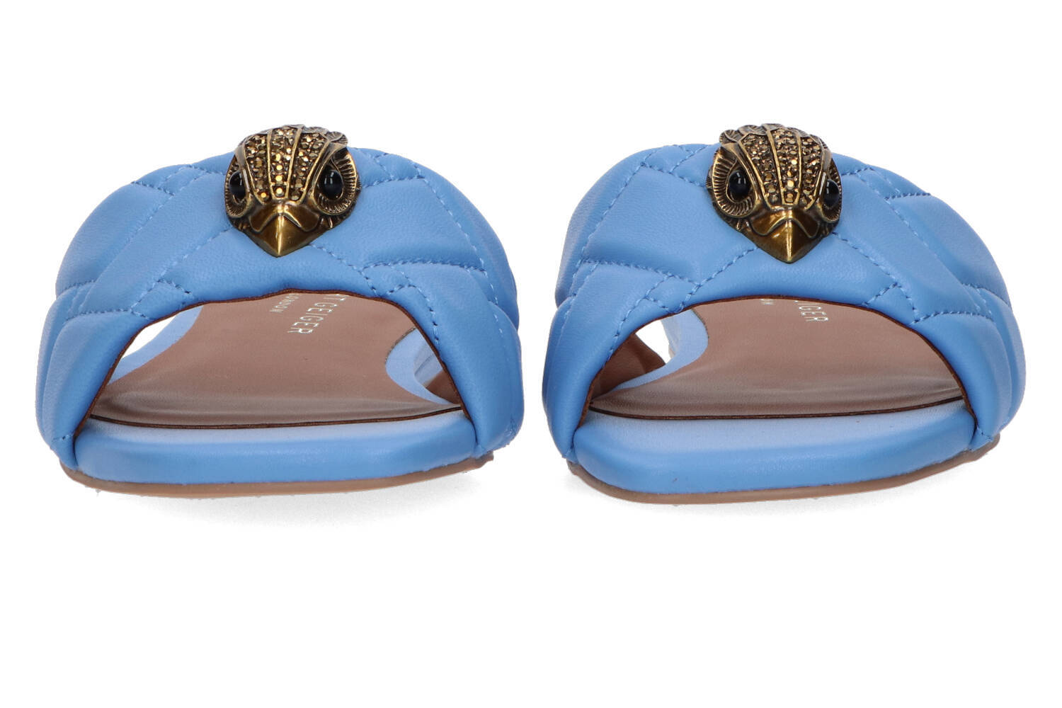 Lichtblauwe slippers Kurt Geiger