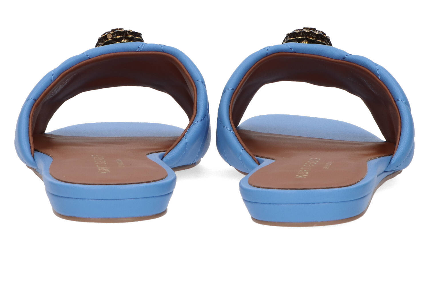 Pantoufles bleu clair Kurt Geiger