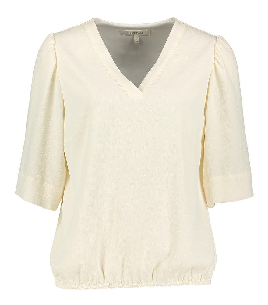 Blouse écru Marie Méro à col V