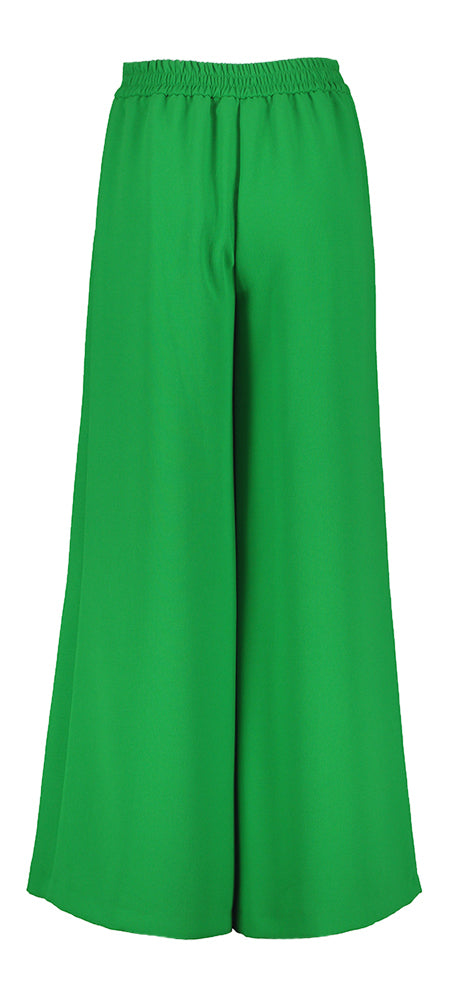 Felgroene losvallende broek met elastiek Marie Méro