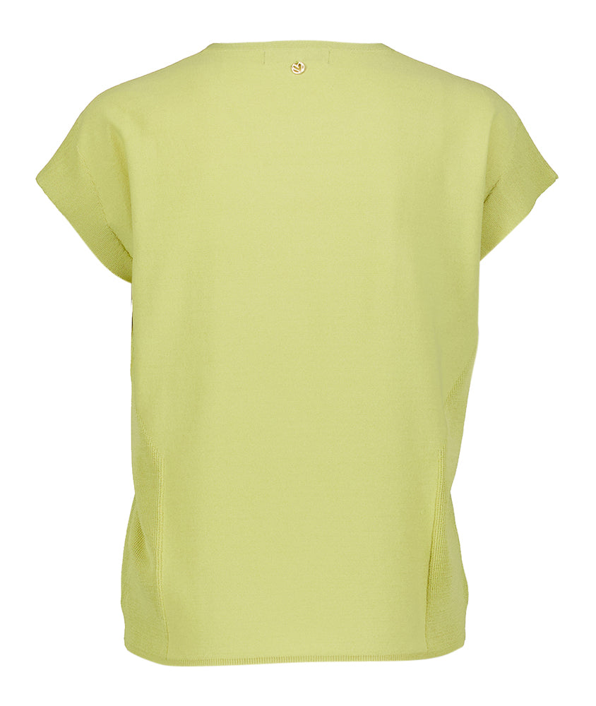 Pull olive à col en V Marie Méro