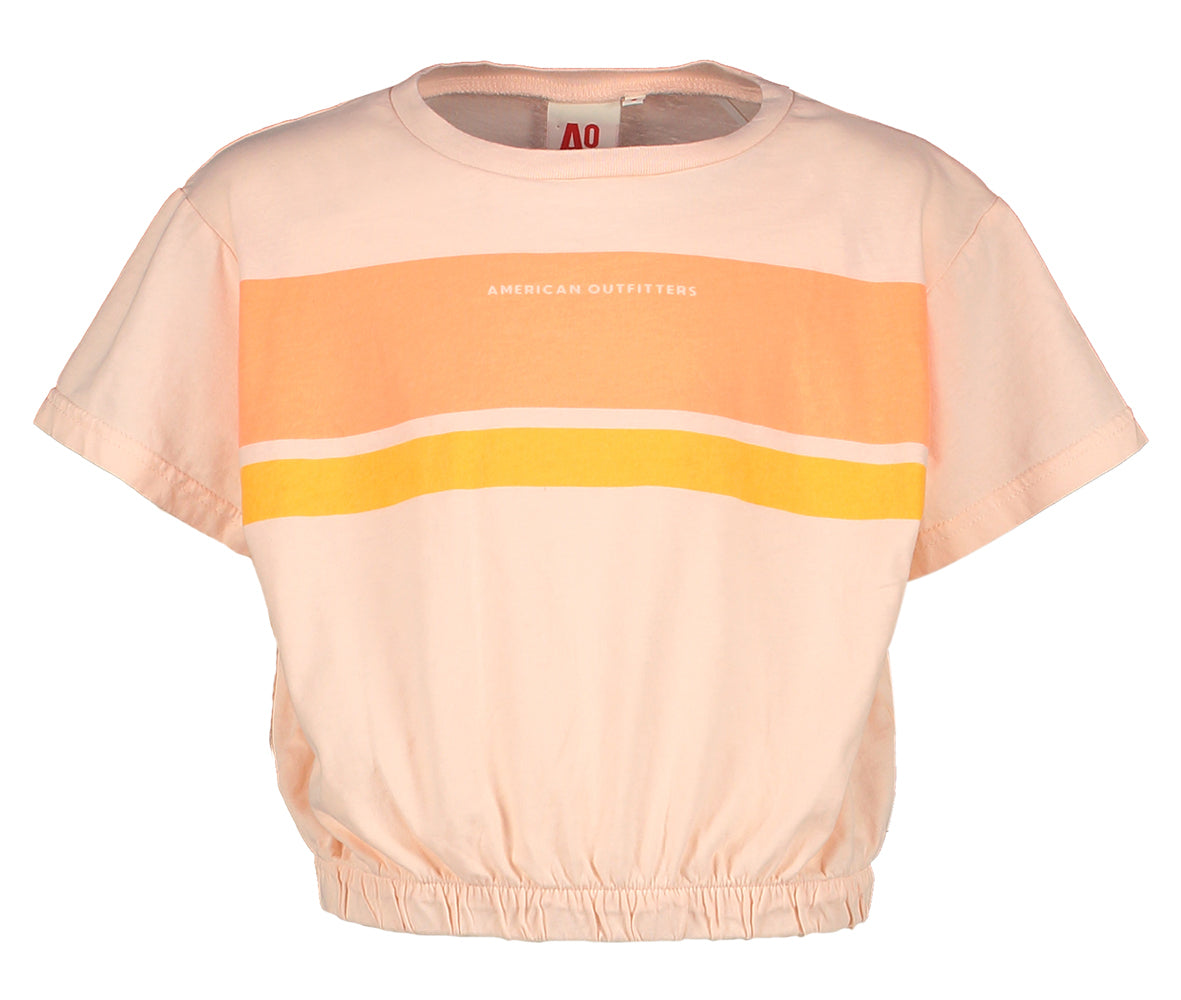 T-shirt rose avec élastique AO76