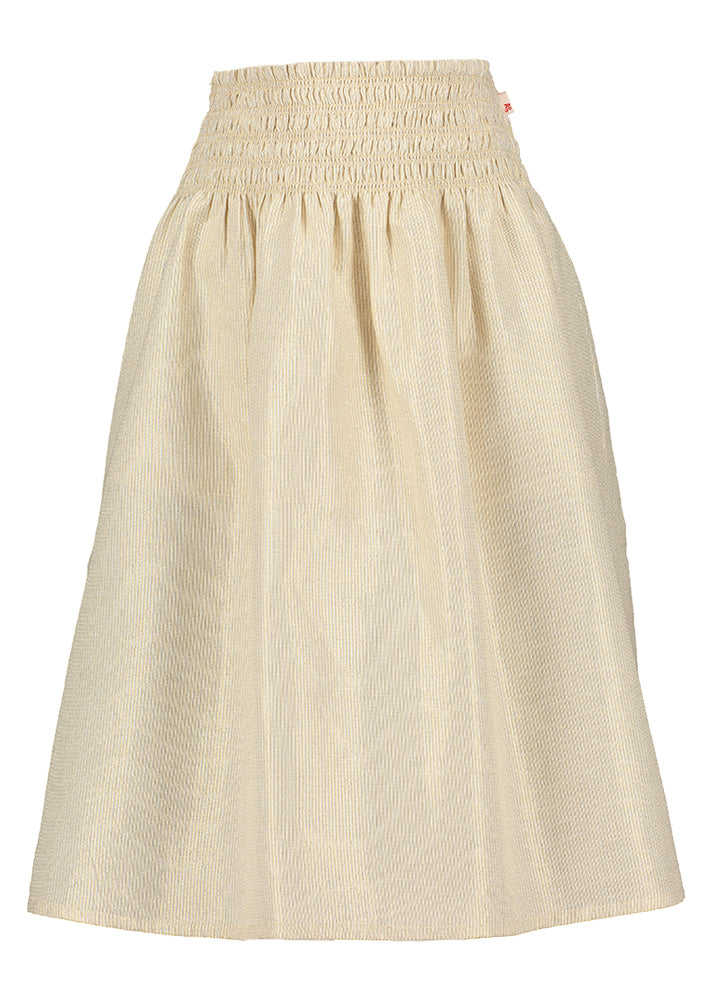 Goudkleurige rok met glitterdraad AO76