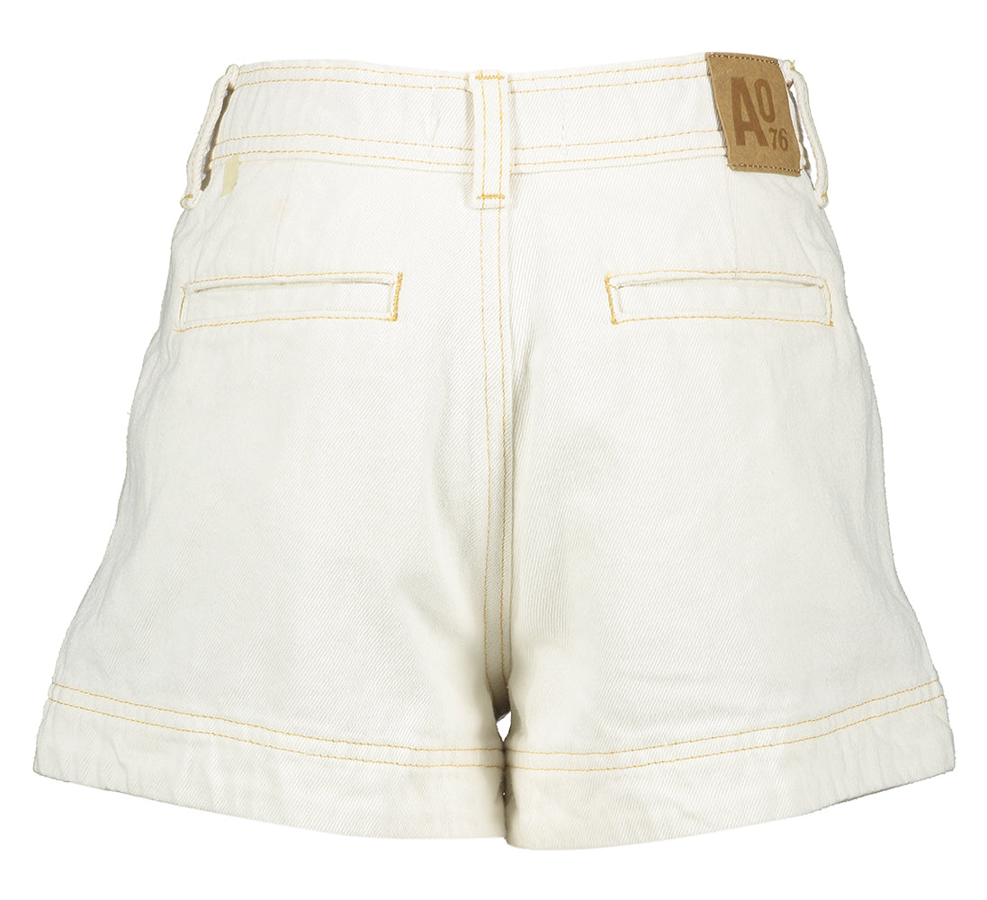 Short en jean blanc AO76