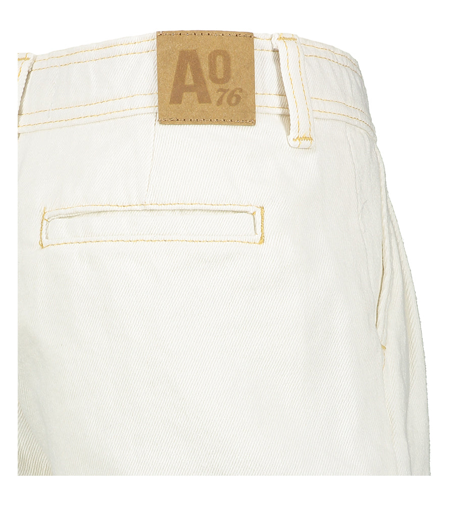 Short en jean blanc AO76