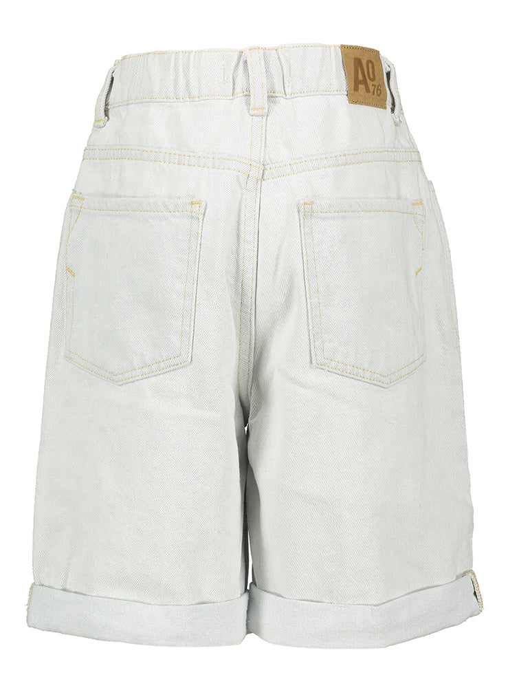 Lichtblauwe loose fit short AO76
