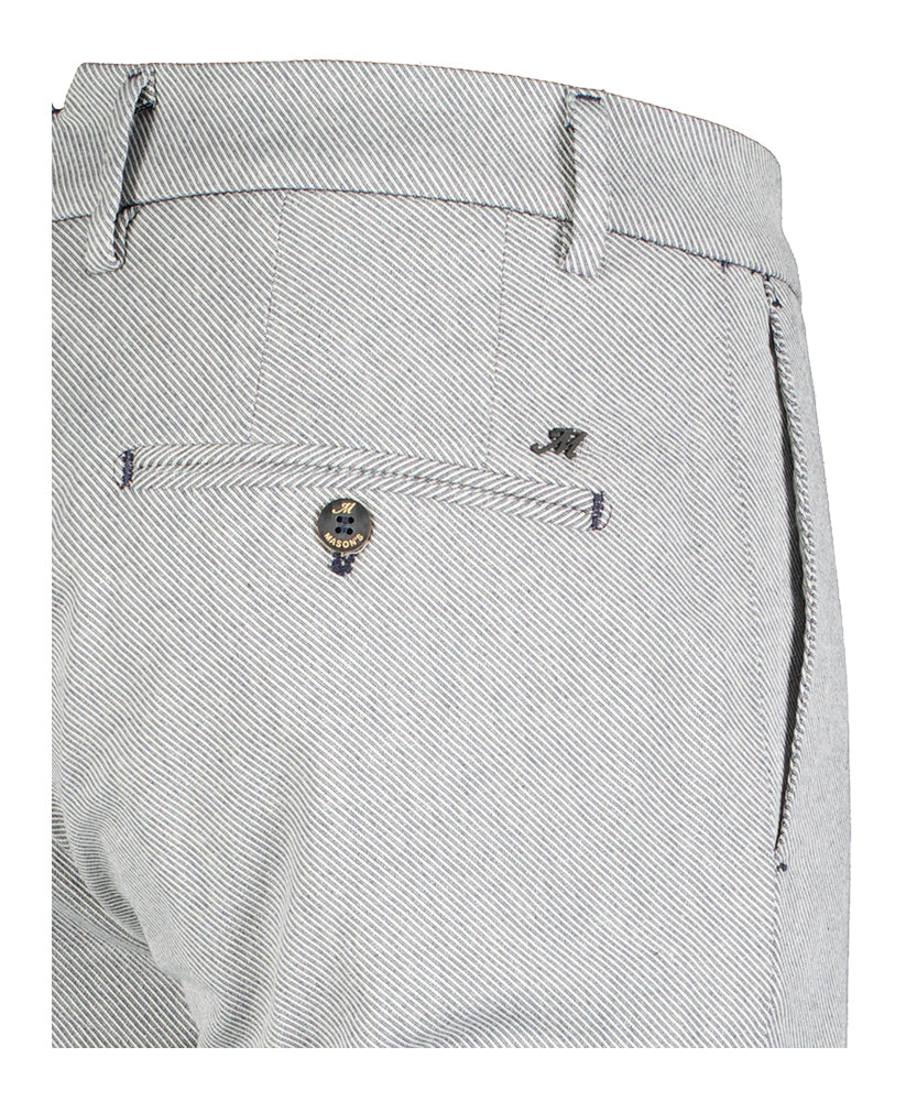 Pantalon rayé bleu de Mason