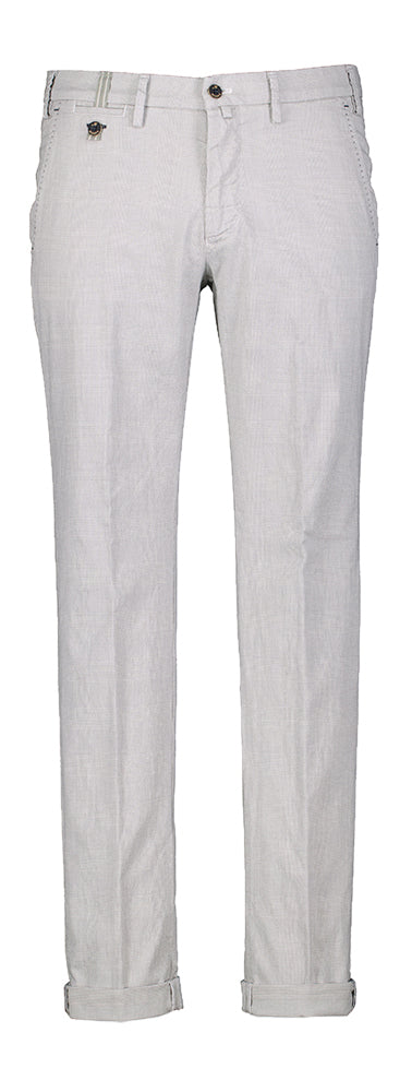 Pantalon à carreaux gris de Mason